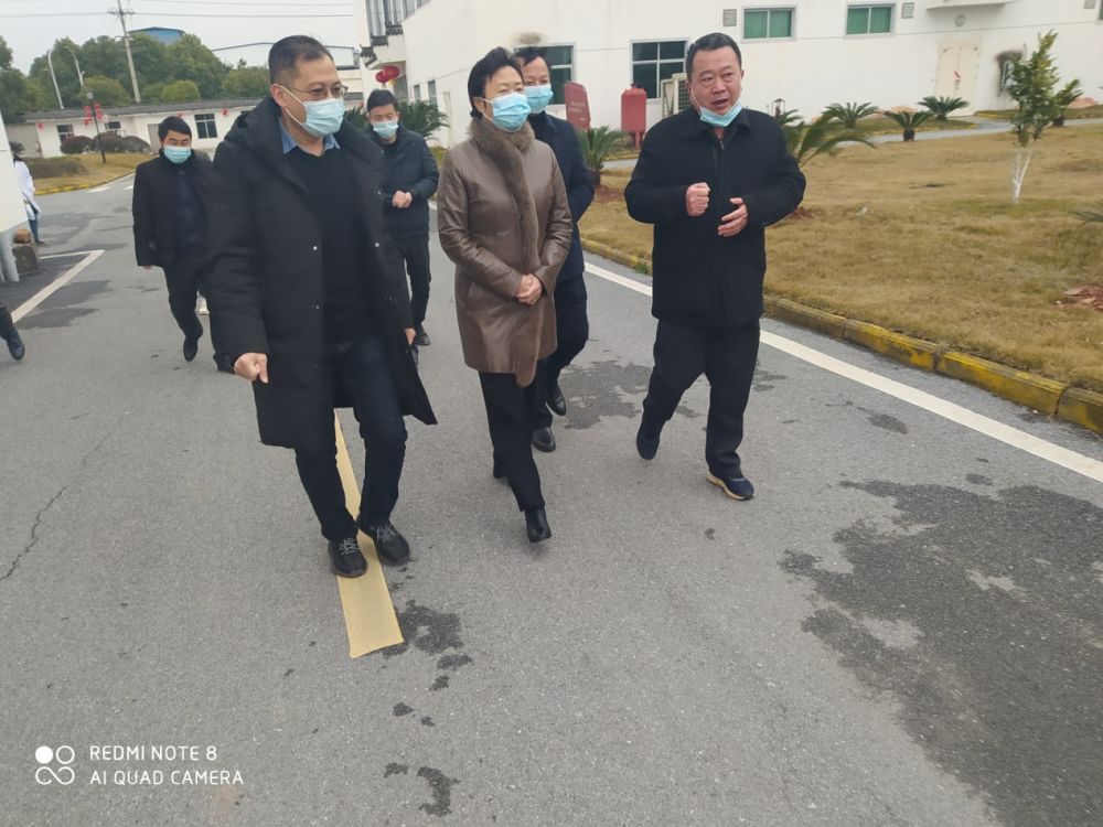 中共永丰县委书记邹卫梅莅临88858cc永利官网集团视察复工复产事情